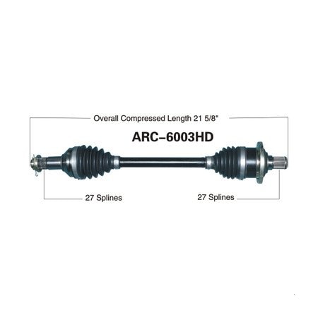 Wide Open Heavy Duty CV Axle for ARCTIC HD REAR L/R 400/450/500/550/650/700/1 ARC-6003HD